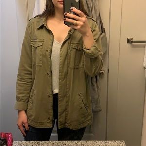 H&M army green cargo-utility jacket!